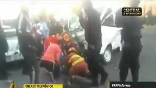 Arequipa: cinco heridos deja triple choque por piques a horas de Navidad (VIDEO)