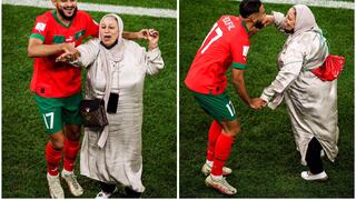 ¡Amor a su madre! El baile de Boufal por llegar a la semifinal del Mundial con Marruecos | VIDEO