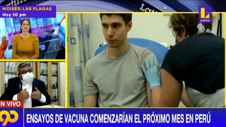 Prueba de la vacuna contra el Covid-19 iniciaría en septiembre en Perú | VIDEO