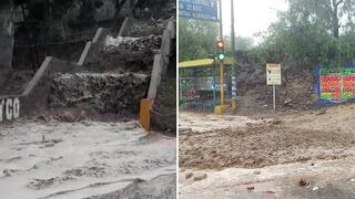 Huaico cae sobre Chosica y afecta la Carretera Central (VIDEO)