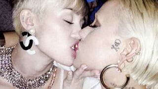 Miley Cyrus genera polémica al besar a otra mujer