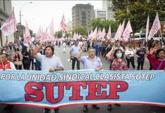 Sutep se moviliza a nivel nacional este 20 de octubre