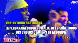 Antonio Cartagena: Magaly revela audios racistas del salsero contra los peruanos en el extranjero | VIDEO