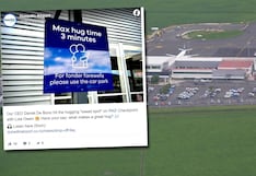 Aeropuerto prohíbe más de tres minutos en abrazos en la zona de llegada