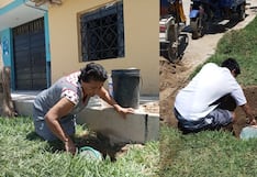 Piura: Pobladores cavan huecos en busca de agua