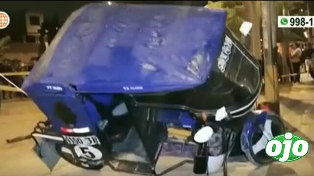 Hombre fue asesinado a balazos mientras arreglaba su mototaxi en Puente Piedra (VIDEO)