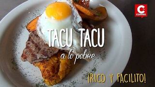 ¡Qué rico!: En unos cuantos pasos disfruta de este Tacu tacu a lo pobre [VIDEO]