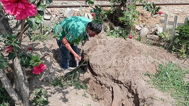 Chaclacayo: Familia intentó sepultar a su muerto frente a su casa porque no hay espacio en cementerios