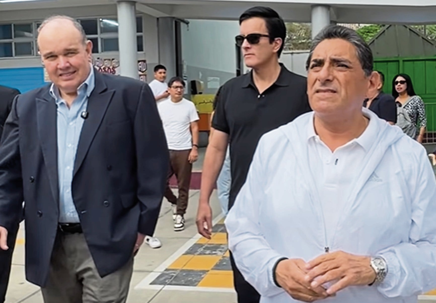 Los excandidatos presidenciales de Renovación Popular, Rafael López Aliaga; SíCreo, Carlos Espá; y País para Todos, Carlos Álvarez, se la jugaron por Keiko Fujimori. Foto: Grupo El Comercio