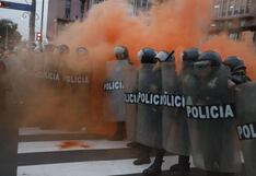 ‘Toma de Lima’: manifestantes agreden a policías y todo se descontrola con bombas lacrimógenas