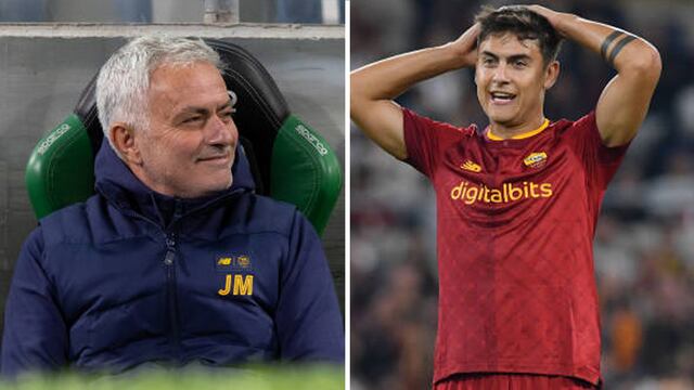 Roma de José Mourinho se queda sin Dybala y Lukaku, fundamentales para su ataque