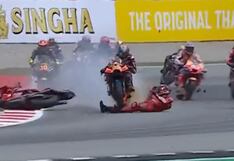 MotoGP: Moto le pasa por encima al campeón Bagnaia y quiere volver a las pistas | VIDEO