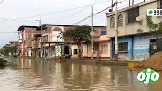 Calles de Tumbes se inundaron tras intensas lluvias que persistieron por más de dos horas (VIDEO)