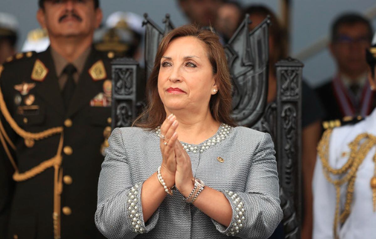 Presidenta Dina Boluarte pocos días antes de los "retoquitos" de cirugía estética, en junio de 2023. | Foto: Presidencia Perú
