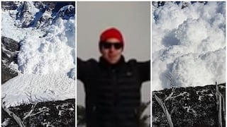 Facebook: ¡Frente a frente con la muerte! Osados turistas registran una avalancha (VIDEO)