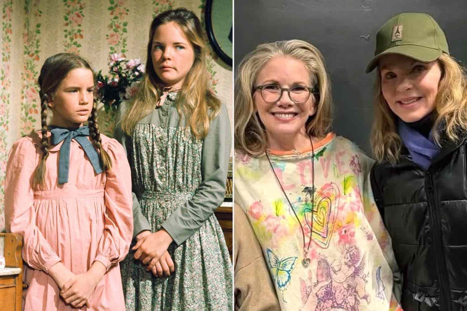 Las actrices Melissa Gilbert (61) y Melissa Sue Anderson (63), muchos años después.