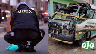 Delincuentes hacen explotar combi con granada de guerra frente a vivienda en Los Olivos