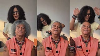 El gran exfutbolista Carlos “El Pibe” Valderrama se queda calvo y jura que está “bacano”