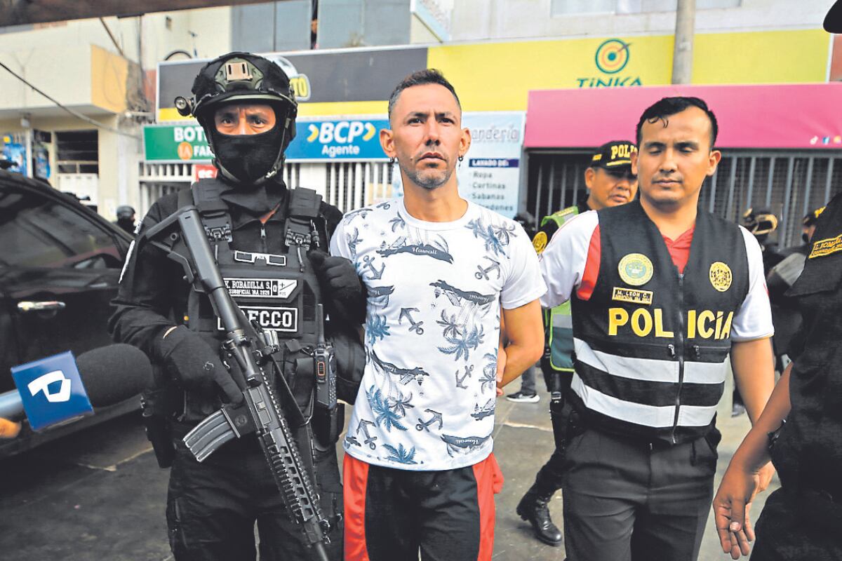 Capturan a cabecilla del "Tren de Aragua" en Perú, Rubén Darío Vargas Barrio (a) "Puré".