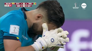 Ecuador, eliminado del Mundial: así estuvo el arquero de la ‘Tri’ en los últimos minutos