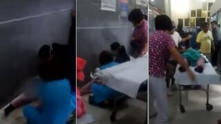 Mujer embarazada tuvo que dar a luz en pleno pasillo de hospital (VIDEO)