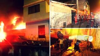 ​Voraz incendio se registra en almacén de plásticos en San Juan de Miraflores (FOTOS y VIDEO)