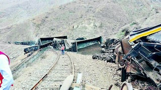 Matucana: tren se descarrila y deja cinco heridos