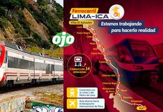 Nuevo tren Lima-Ica: MTC revela las 14 estaciones a lo largo de los 309 km de recorrido