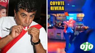 El ‘Coyote’ Rivera es ampayado besando apasionado a una mujer que no es su esposa