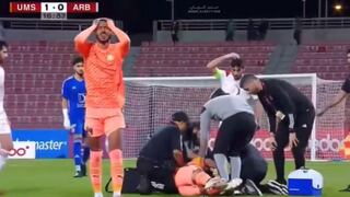 Qatar: momento exacto en que jugador convulsiona durante final | VIDEO