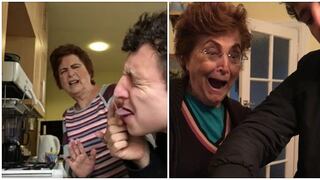 Facebook: abuelita pasa el susto de su vida con tremendas bromas de su nieto (VIDEO)