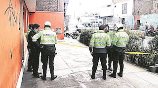 Un delincuente muerto de un balazo deja operativo en el Cercado de Lima