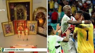  Imagen del Señor de los Milagros estuvo en el camerino de Perú en la Copa América | VIDEO