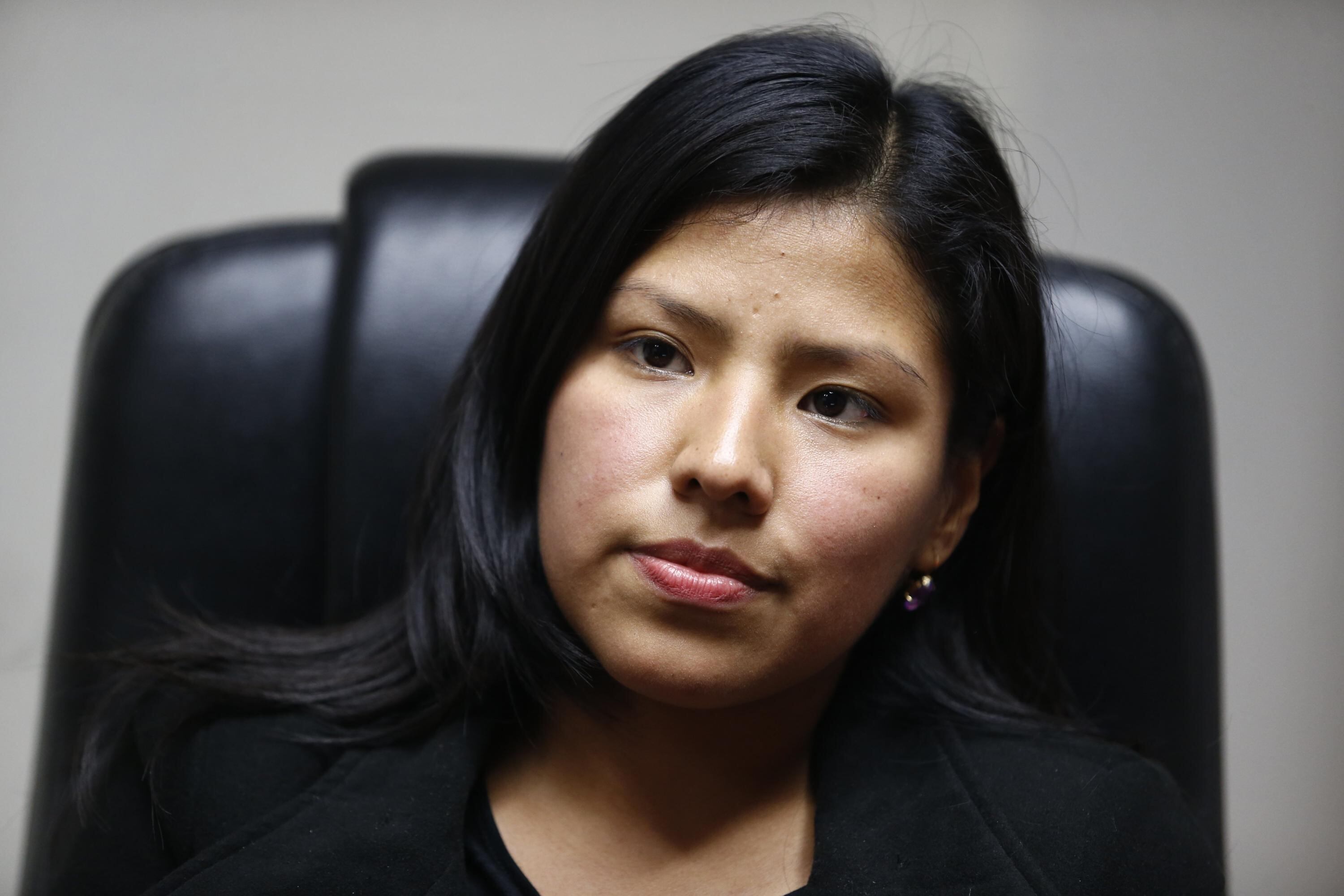 Indira Huilca fue regidora del partido de Susana Villarán en la Municipalidad de Lima del 2012 hasta el 2015 tras el proceso de revocatoria, (Foto: GEC)