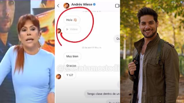 Andrés Wiese: Salen a la luz nuevos videos y mensajes subidos de tono del actor con sus fans | VIDEO