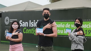 COVID-19: vacunarán a personas mayores de 18 años este domingo en parque de San Isidro 