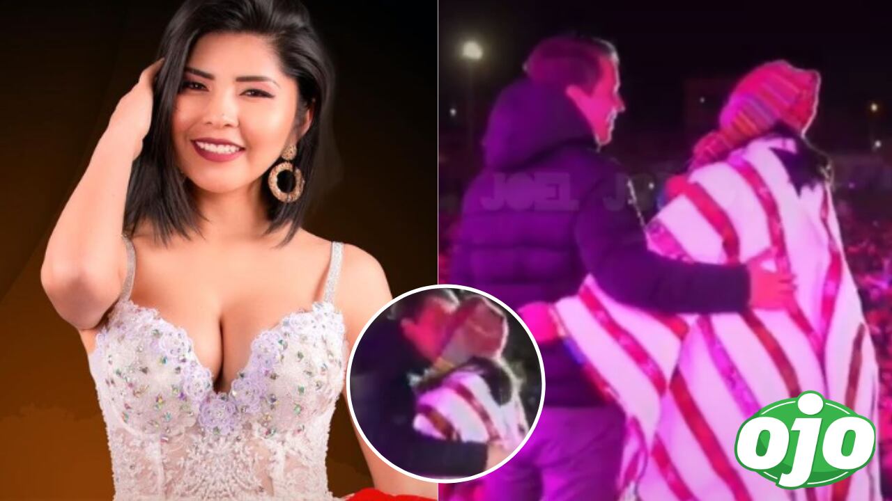 Yarita Lizeth presenta a su pareja durante concierto