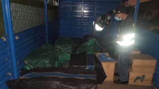 Policía Fiscal decomisa 300 mil cigarrillos de contrabando en camión procedente de Bolivia