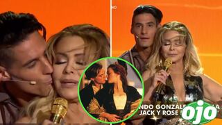 Gisela y Facundo se transformaron en Jack y Rose y recrean popular escena de “Titanic” | VIDEO