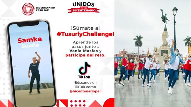 Celebra el bicentenario del Perú participando en el #TusuriyChallenge con Kayfex y Vania Masías