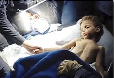 Sacan con vida a niño de 3 años que estuvo debajo de los escombros