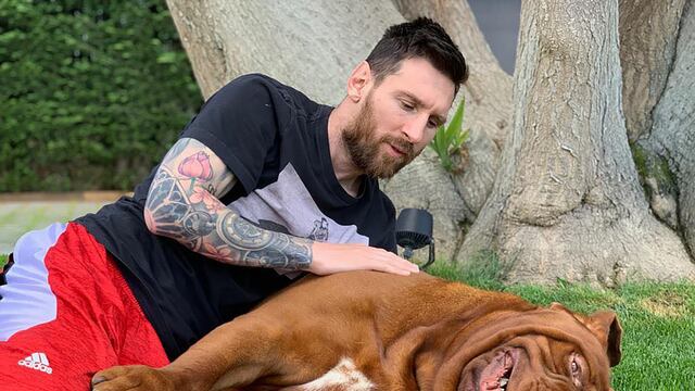 Lionel Messi juraba amar a su perro, pero lo dejó en España al mudarse a Miami