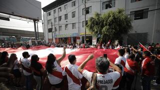 Perú vs Uruguay: empresarios de Garrama de rojo y blanco en banderazo para apoyar a la selección peruana | FOTOS