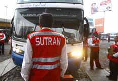 Sutran: Más de 900 inspectores permanecerán en alerta permanente por Navidad