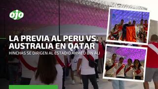 Así se vive la fiesta ‘blanquirroja’ antes del partido Perú vs Australia desde Qatar