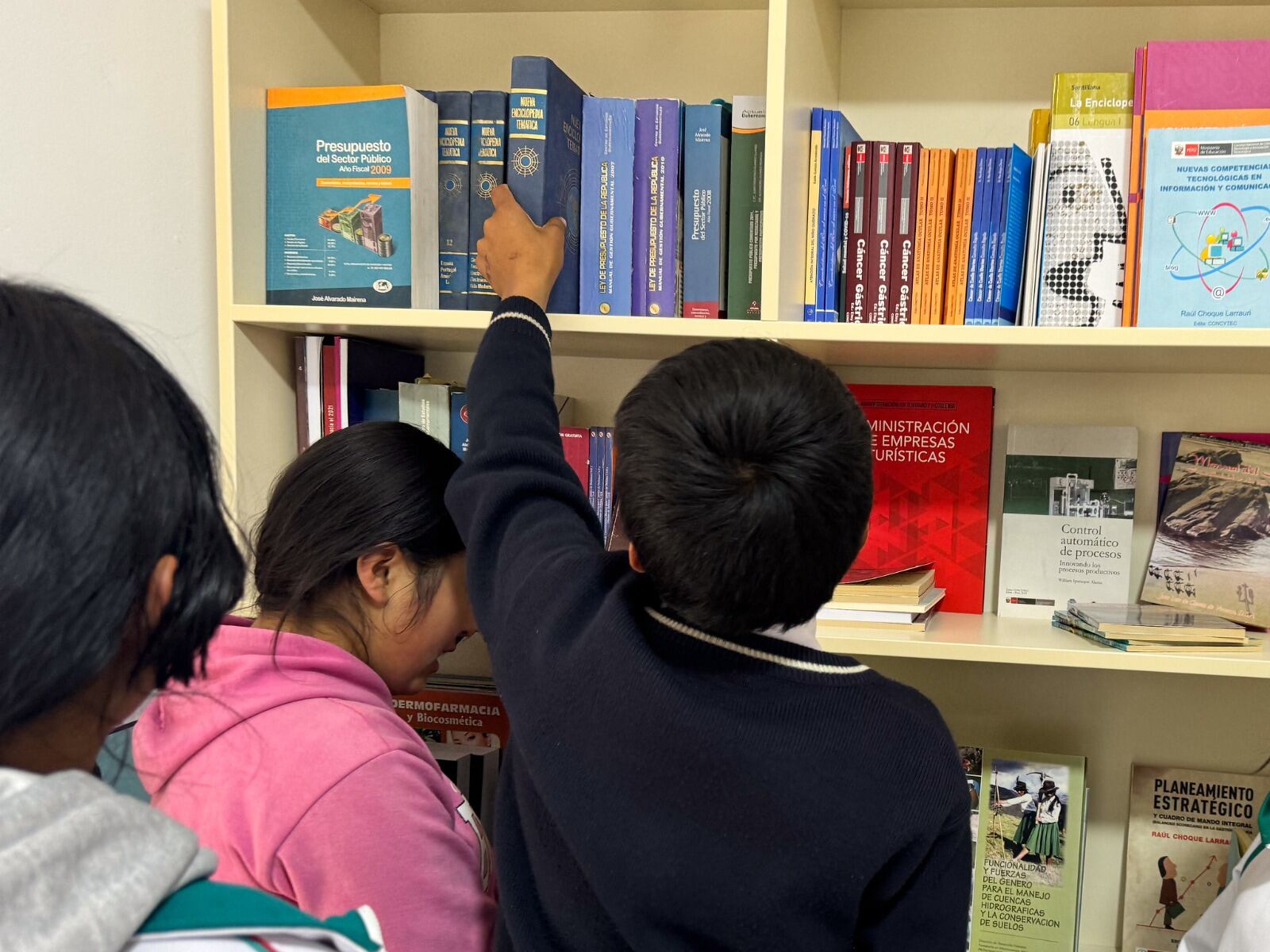 Bibliotecas escolares en el país.