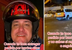 Motorizado entrega pedido en Barrios Altos y ‘reza’ para que no le roben: “Protégeme señor con tu espíritu”