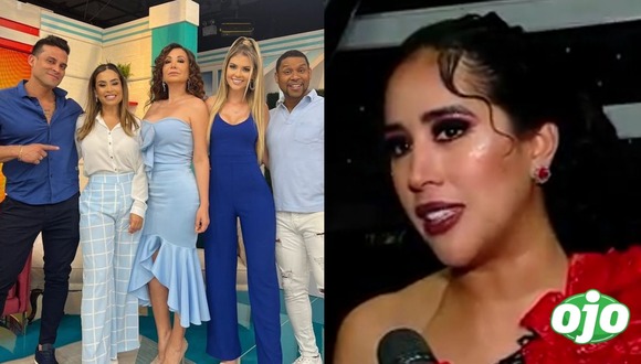 Melissa Paredes y Janet Barboza se reencontraron en 'El gran show'