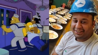 Lo botan de restaurante, mismo Homero Simpson, por pedir más comida tras ingerir 23 platos por S/15 | VIDEO