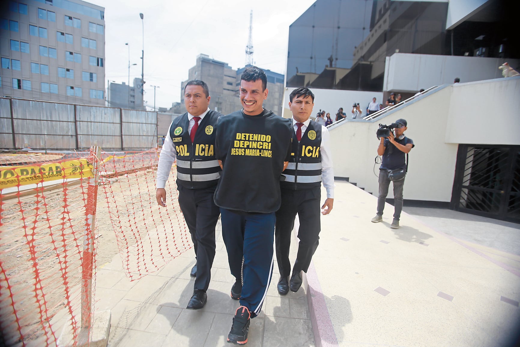 Christian Cabrera viene dando información a la Policía sobre el ataque a Jasith Sangama Fasabi. FOTO JOSEPH ANGELES BURGOS